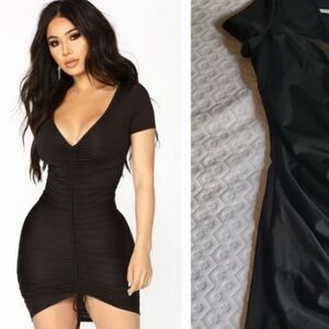 Fashion Nova tie mini dress
